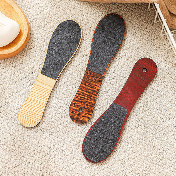 Reddish Brown Professional Pedicure Foot File 10 Pack Double Sided Callus Remover With Wooden Handle Electric Files & Tools