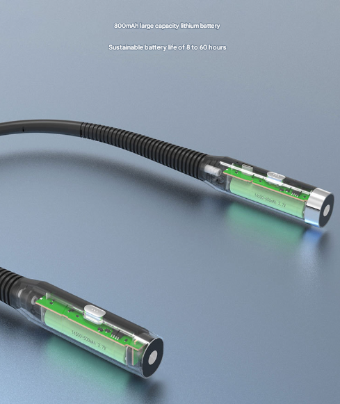 Pink Hands Free Led Neck Reading Light Usb Rechargeable With 3 Color & Brightness Modes Flexible Gooseneck For Books Crafts Knitting Reading Lights