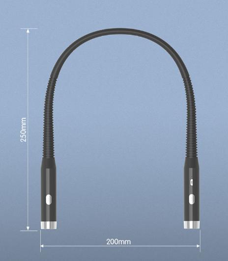 Pink Hands Free Led Neck Reading Light Usb Rechargeable With 3 Color & Brightness Modes Flexible Gooseneck For Books Crafts Knitting Reading Lights