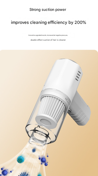 White 2 In 1 Cordless Handheld Vacuum And Air Blower Portable & Lightweight Cleaner For Car Home And Pet Hair Vacuum Cleaners