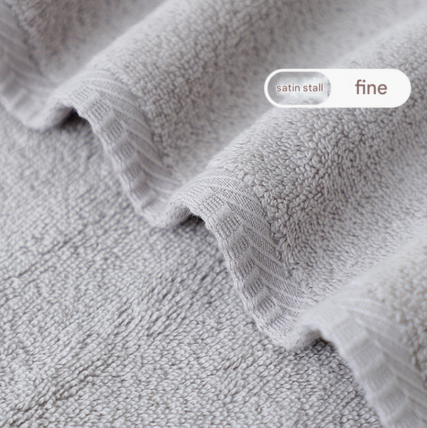 Light Grey Plush Cotton Hand Towel Set (4 Pack) Ultra Soft Absorbent & Quick Drying Face Towels For Bathroom Towels & Washcloths