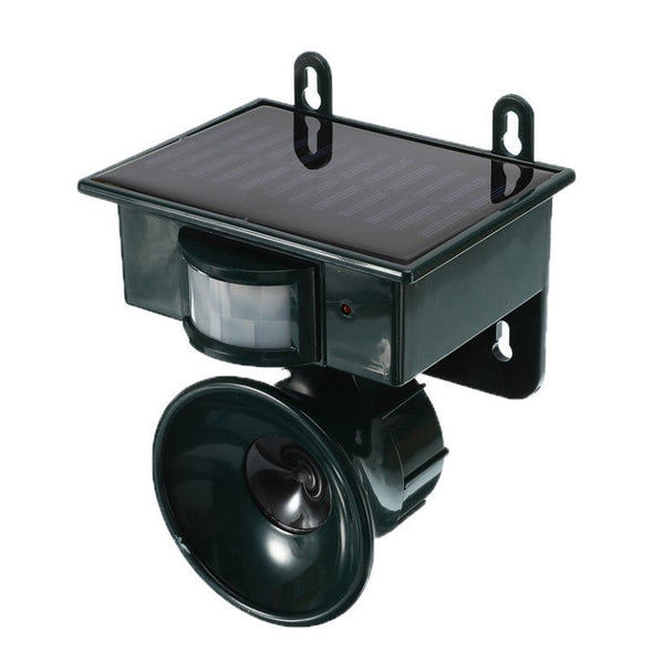 Dark Green Solar Powered Ultrasonic Animal Repeller Motion Activated Outdoor Pest Deterrent For Garden Ultrasonic Pest Repellers