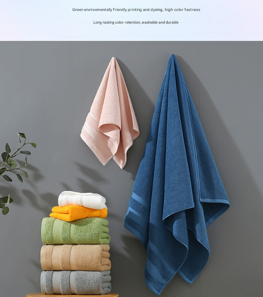 White Premium 3 Piece 100% Cotton Towel Set Ultra Soft Absorbent & Quick Dry For Bathroom Towels & Washcloths