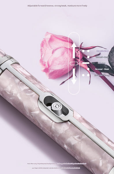 Pink Cordless Electric Nail Drill Pen Professional Rechargeable Manicure & Pedicure Kit Electric Files & Tools