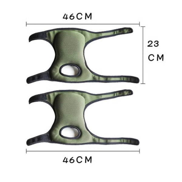 Green Gardening Knee Pads Comfortable Neoprene Protectors For Weeding & Outdoor Work Garden Kneelers & Seats