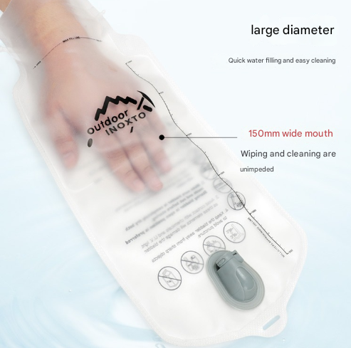 1.5L Blue Hydration Bladder Foldable Water Bag For Cycling Running Hiking And Outdoor Sports Other Bottles & Hydration