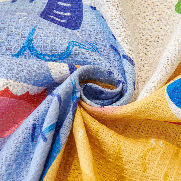 Dopamine Cartoon Sofa Cover 180 X 230 Cm Dustproof Wear Resistant All Season Two Seater Protector Slipcovers