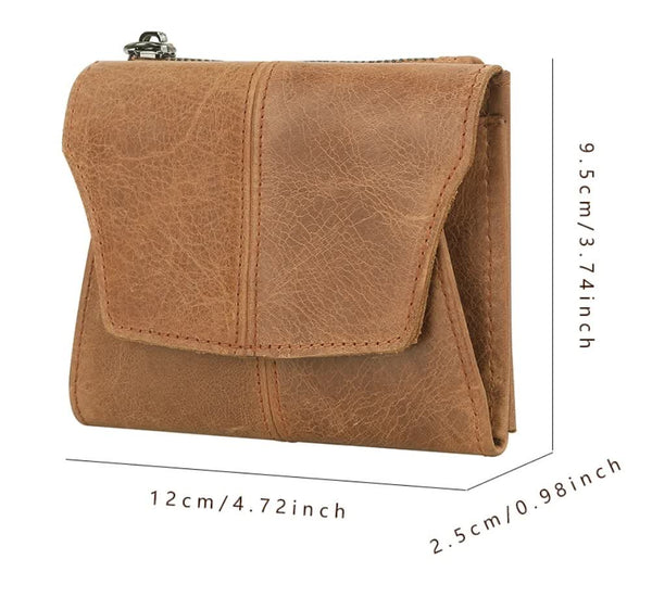 Black Genuine Leather Women's Wallet C Multifunctional Coin & Card Holder Fashionable Box In Top Grade Cowhide Wallets