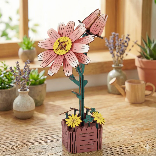 Daisy Diy 3D Flower Puzzle Toy Educational Kids' Assembly Set Puzzles