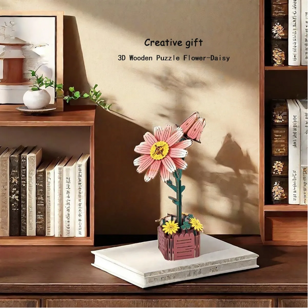 Daisy Diy 3D Flower Puzzle Toy Educational Kids' Assembly Set Puzzles