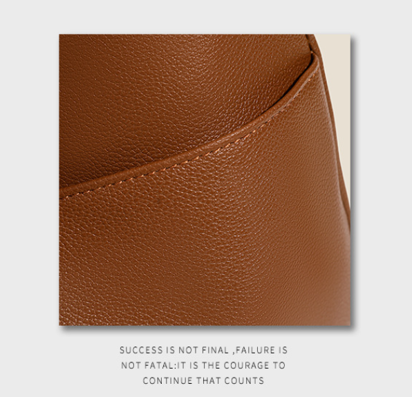 Red Retro Pu Leather Tote Bag For Women Casual Single Shoulder Crossbody Women's Bags & Handbags