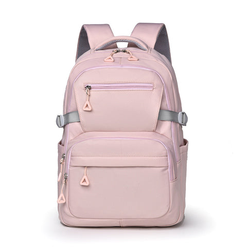Pink Trendy Korean Style Large Capacity Backpack For Women 14" Laptop Travel Bag Women Backpacks