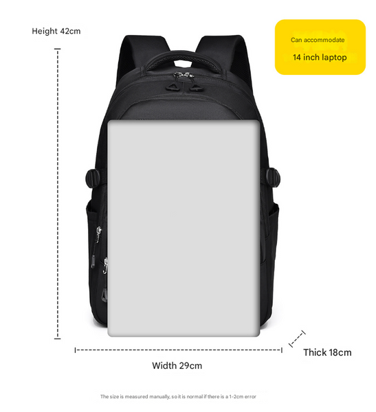 Pink Trendy Korean Style Large Capacity Backpack For Women 14" Laptop Travel Bag Women Backpacks