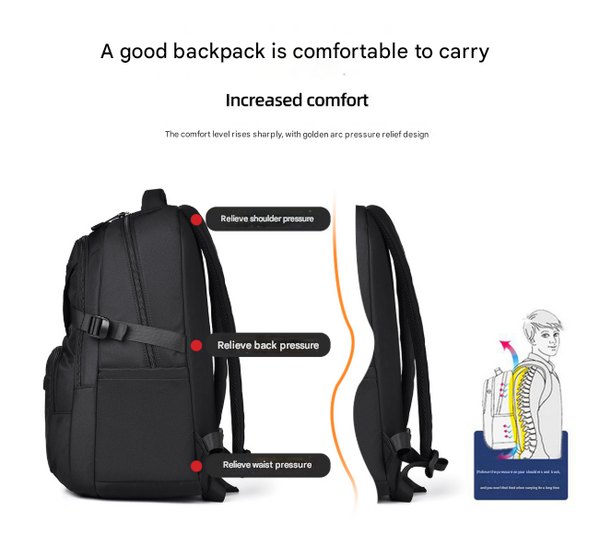 Pink Trendy Korean Style Large Capacity Backpack For Women 14" Laptop Travel Bag Women Backpacks