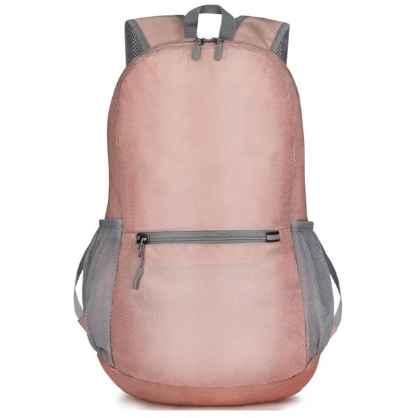 Pink Ultra Light Foldable Outdoor Backpack Portable Travel Hiking Bag Women Backpacks