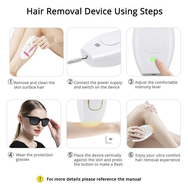 Advanced Ipl 881 Laser Hair Removal Device Sleek Home Use Electric Depilator For Women Laser Hair Removal & Ipl