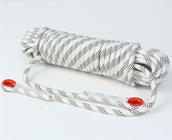 White 10Mm Double Hook Climbing Rope Set Durable Outdoor Safety Rescue Cord Ropes Cords & Slings