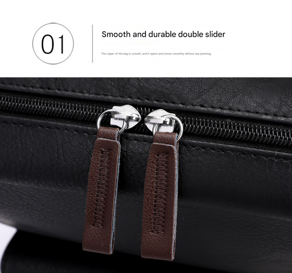 Dark Brown Large Capacity Pu Leather Backpack Stylish Business & Travel Companion Women Backpacks