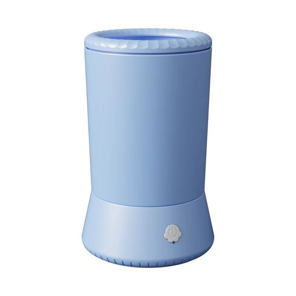Blue Dog Paw Cleaner Gentle Silicone Pet Foot Washer Cup For Muddy Paws Dog Grooming