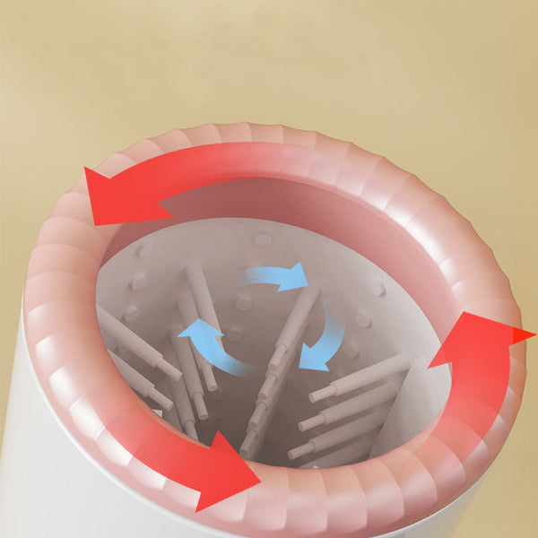 Pink White Dog Paw Cleaner Gentle Silicone Pet Foot Washer Cup For Muddy Paws Dog Grooming