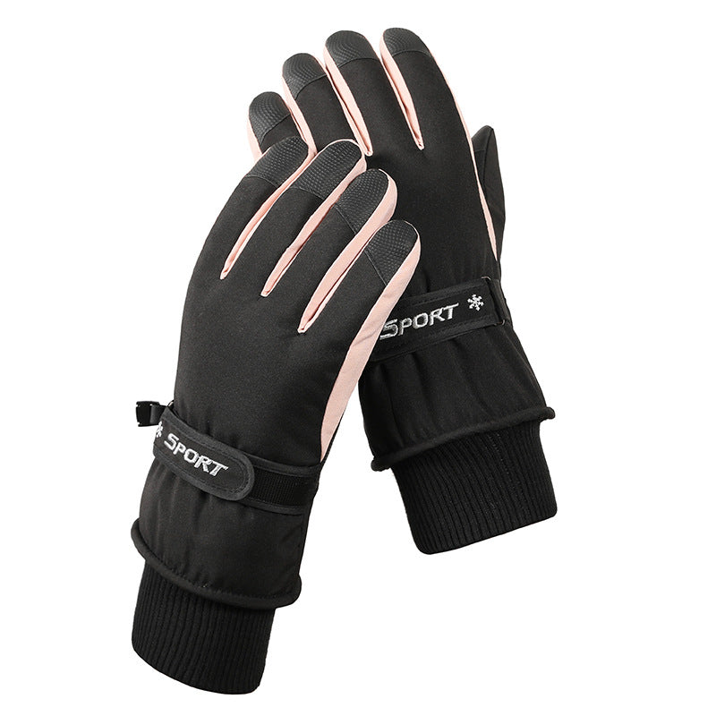 Women's Black Top Rated Waterproof Touchscreen Ski Gloves Fleece Lined For Men & Gloves & Mittens