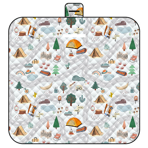 Maze Adventure Thick Waterproof Foldable Picnic Mat 150X200cm For Camping & Beach Picnic Rugs