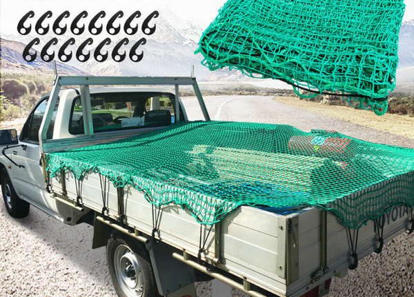 2*3M Heavy Duty Cargo Net For Trailers & Trucks Cross Border Secure Cover Elastic Cords & Nets