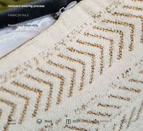 Black White 45*45Cm 2Pcs Luxe Thick Chenille Herringbone Pillow Cover Solid Color Square Lumbar Pillows