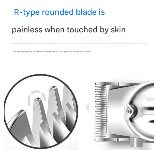 Silver Professional Electric Hair Clipper Advanced Barber Trimmer Clippers & Trimmers