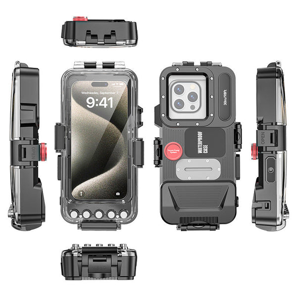 Universal 30M Bluetooth Diving Case For Apple & Samsung Deep Water Waterproof Phone Protector Cases Covers & Skins
