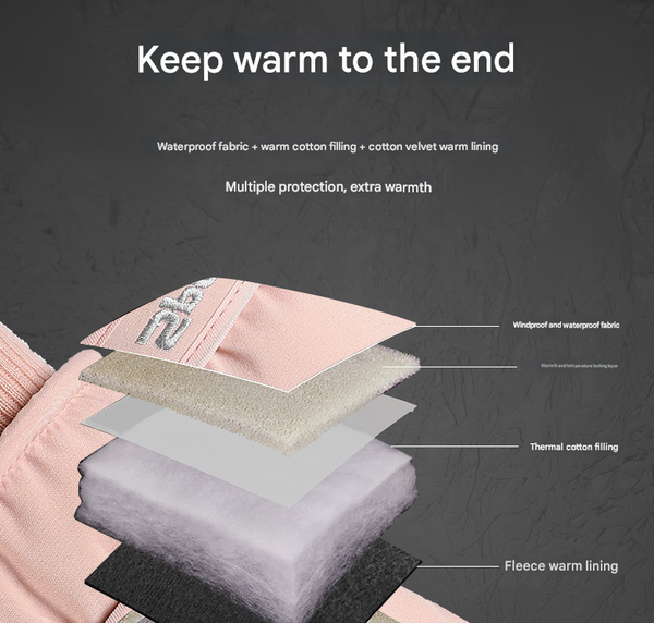 Womens Pink White Color Combination Top Rated Waterproof Touchscreen Ski Fleece Lined Gloves