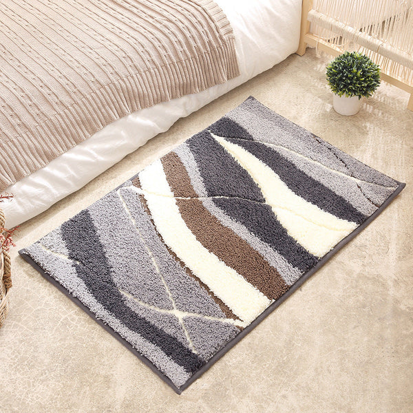 Bathroom Mat Super Absorbent Non Slip Rug (40X60cm) Toilet Floor For Bathroom/Bedroom/Entryway Bath Mats Rugs & Toilet Covers