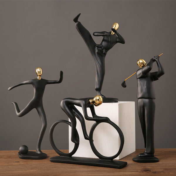 Collectible Sports Figurine Blind Box Modern Resin Athlete Statue For Home Office Decor Other Home Décor