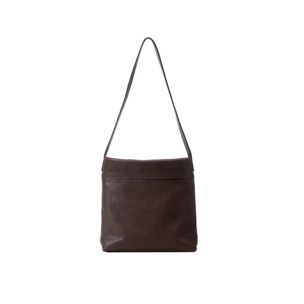 Coffee Minimalist Vintage Style Pu Leather Shoulder Bag Casual Commuter Tote Women's Bags & Handbags