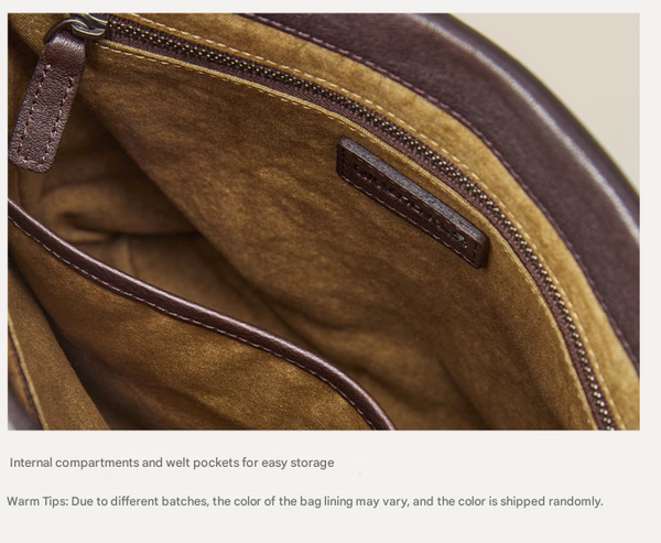 Coffee Minimalist Vintage Style Pu Leather Shoulder Bag Casual Commuter Tote Women's Bags & Handbags
