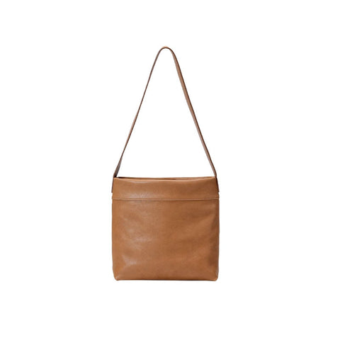Light Brown Minimalist Vintage Style Pu Leather Shoulder Bag Casual Commuter Tote Women's Bags & Handbags