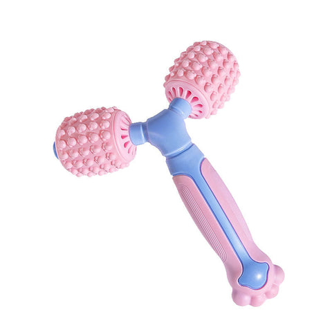 Y Shaped Dual Roller Massager For Deep Tissue Muscle Relief Handheld Fascia Tool Legs & Body Massagers