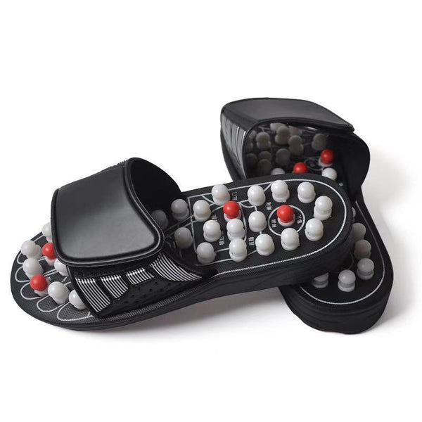 42 43 Therapeutic Reflexology Massage Slippers Acupressure Foot Massager Sandals With Rotating Nodes For Pain Relief Other Massage