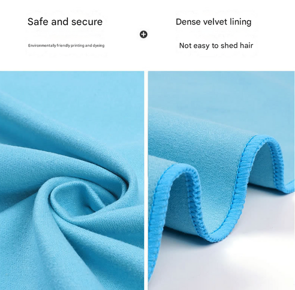 2 Piece Dark Grey Quick Dry Microfiber Sports Towel With Travel Case Compact & Absorbent For Gym Swimming Camping Towels & Washcloths