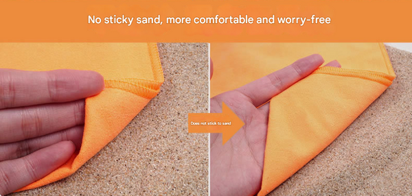 2 Piece Light Green Quick Dry Microfiber Sports Towel With Travel Case Compact & Absorbent For Gym Swimming Camping Towels & Washcloths