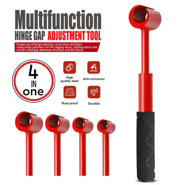 Heavy Duty 4 In 1 Door Hinge Adjustment Tool Wrench For Aligning & Lifting Sagging Doors Door Locks & Lock Mechanisms