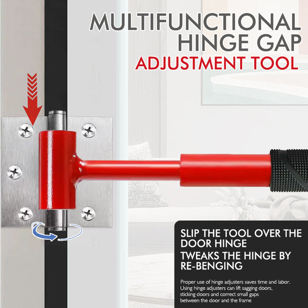 Heavy Duty 4 In 1 Door Hinge Adjustment Tool Wrench For Aligning & Lifting Sagging Doors Door Locks & Lock Mechanisms