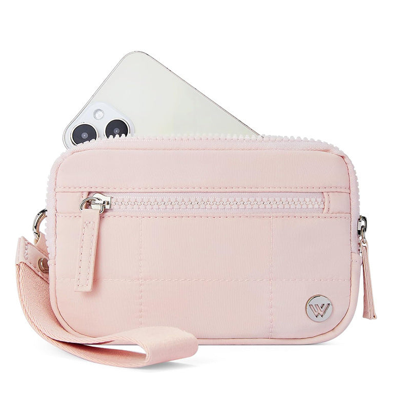 Pink Elegant Westbronco Quilted Phone Bag Wallet Cases Covers & Skins