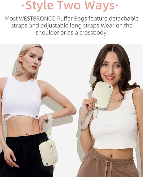 Pink Elegant Westbronco Quilted Phone Bag Wallet Cases Covers & Skins