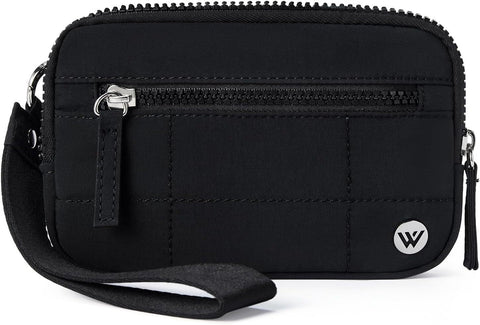 Black Elegant Westbronco Quilted Phone Bag Wallet Cases Covers & Skins