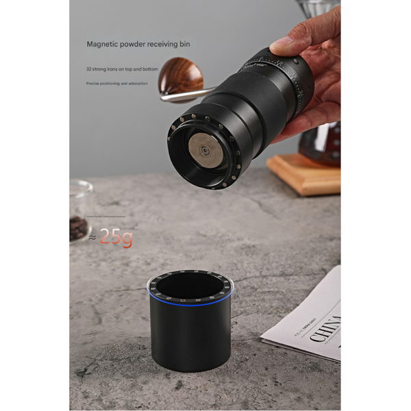 Grey Premium 7 Star Manual Coffee Grinder Portable Bean Mil(R50pro) Coffee Grinders