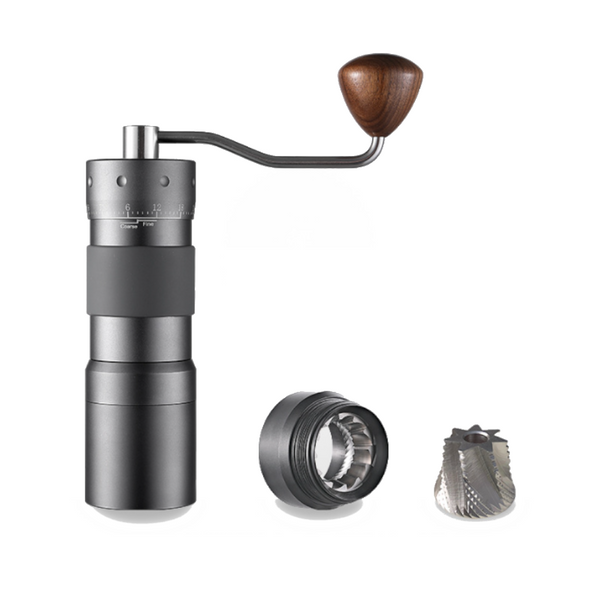 Grey Premium 7 Star Manual Coffee Grinder Portable Bean Mil(R50pro) Coffee Grinders