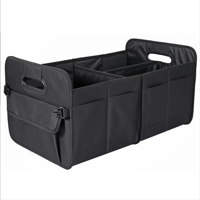 Black Car Storage Box Foldable Waterproof Trunk Organizer Car Organisers
