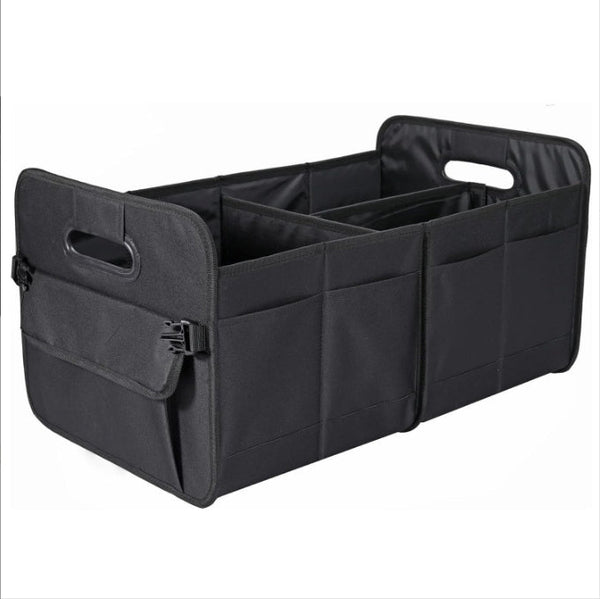 Black Car Storage Box Foldable Waterproof Trunk Organizer Car Organisers