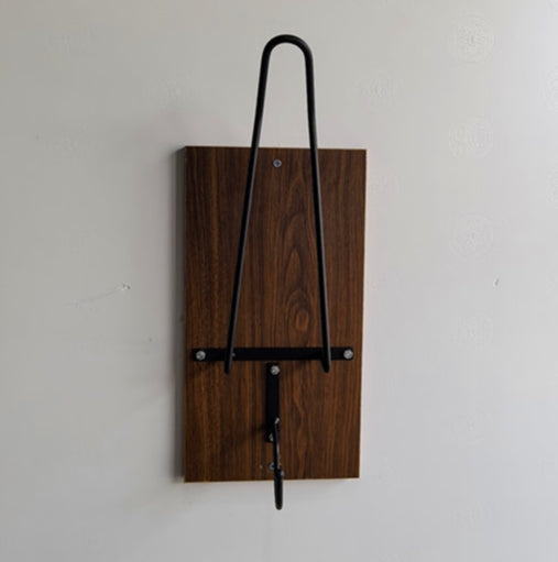 Type Wall Mounted Motorcycle Helmet Holder Heavy Duty Gear Rack With Jacket Hook Coat & Hat Racks